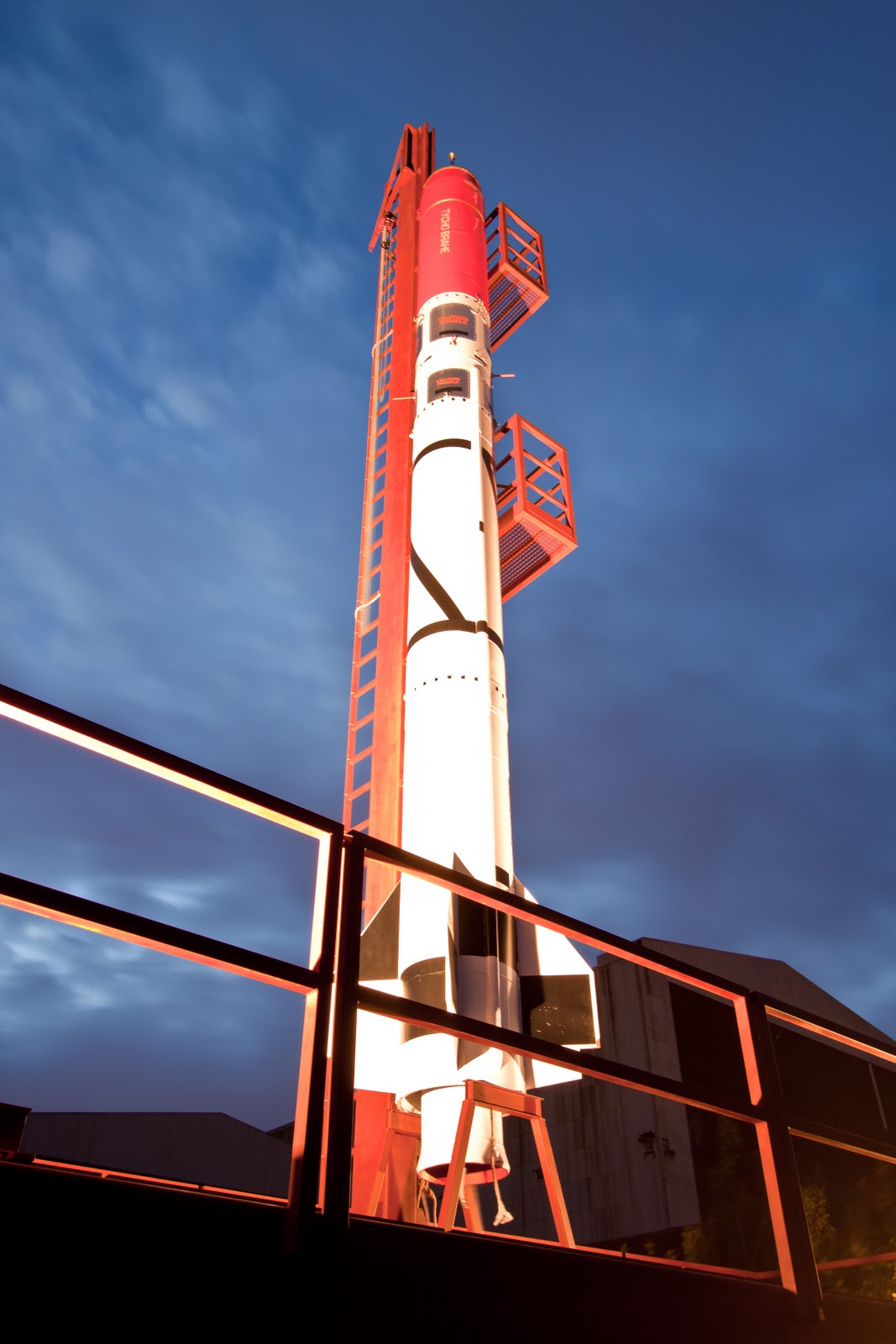 The rocket HEAT-1X/Tycho Brahe after final assembly. Photo:Thomas Pedersen