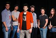 La band a colori- Mattia Bordignon, Marco Cuzzovaglia, Sebalter, Rocco Casella, Patric Scott e Salomé Christiani